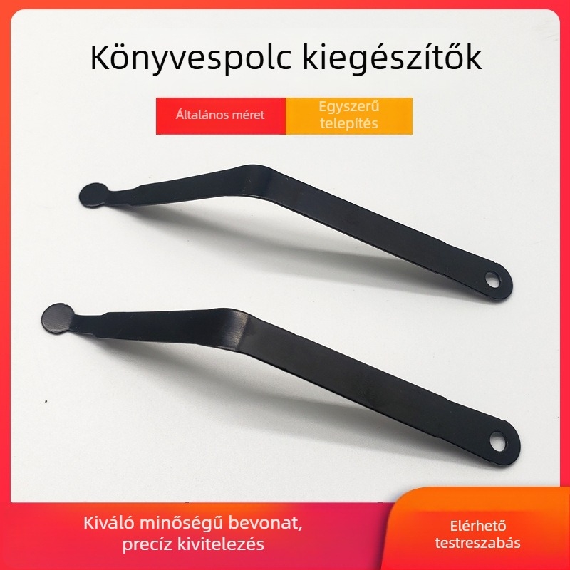 Könyvespolcra szerelhető rugós klipe — Vasból, Típus: WP Argon ívhegesztés áramvezető