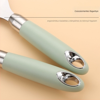 Rozsdamentes acél palacsinta spatula – többfunkciós spatula palacsintákhoz, teppanyakihoz és rántottához, Chef Feng Sheng márka, Nordic wind stílus