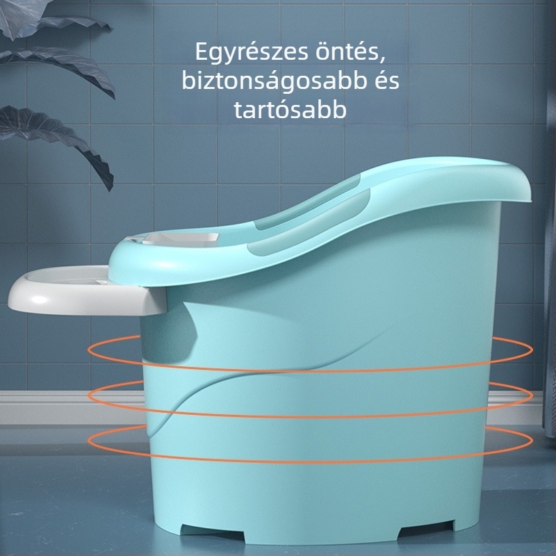 Leboni műanyag babafürdőkád gyerekeknek – teljes testű fürdéshez