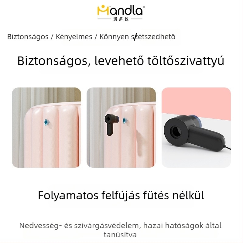 Automatikus felfújható fürdővödör felnőtteknek, összecsukható teljes testű fürdővödör téli használatra