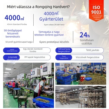 Rozsdamentes acél hosszú fúvófej meleglevegős műanyag hegesztőpisztolyhoz, kompatibilis WP9/20/25/17/18/26, Rongqing hardware