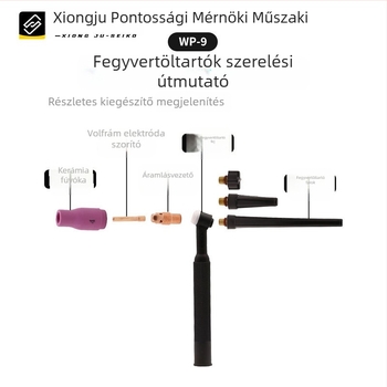 WP-9 kerámia fúvóka argonív hegesztéshez – No. 4 és No. 5, vastagított kerámia