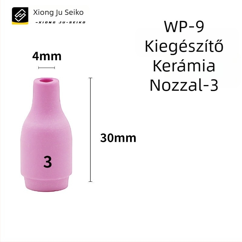 WP-9 kerámia fúvóka argonív hegesztéshez – No. 4 és No. 5, vastagított kerámia