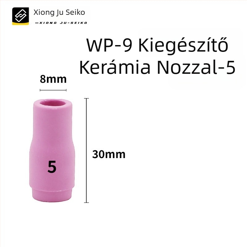 WP-9 kerámia fúvóka argonív hegesztéshez – No. 4 és No. 5, vastagított kerámia