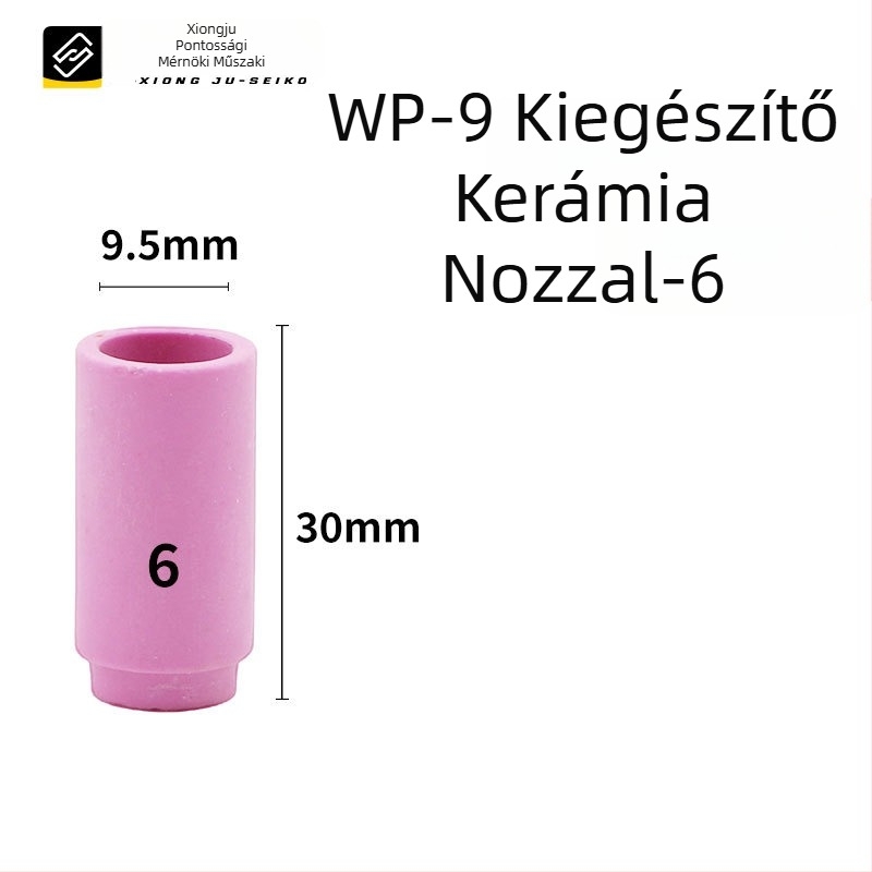 WP-9 kerámia fúvóka argonív hegesztéshez – No. 4 és No. 5, vastagított kerámia