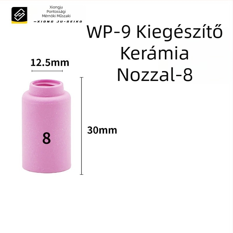 WP-9 kerámia fúvóka argonív hegesztéshez – No. 4 és No. 5, vastagított kerámia