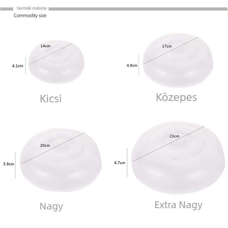 4 darab üvegtakaró készlet hűtő és mikrohullámú sütőhöz, márka Unique, nem importált, egyszerű stílus