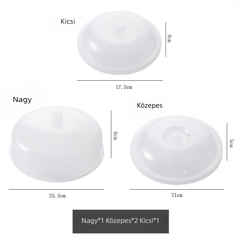 4 darab üvegtakaró készlet hűtő és mikrohullámú sütőhöz, márka Unique, nem importált, egyszerű stílus