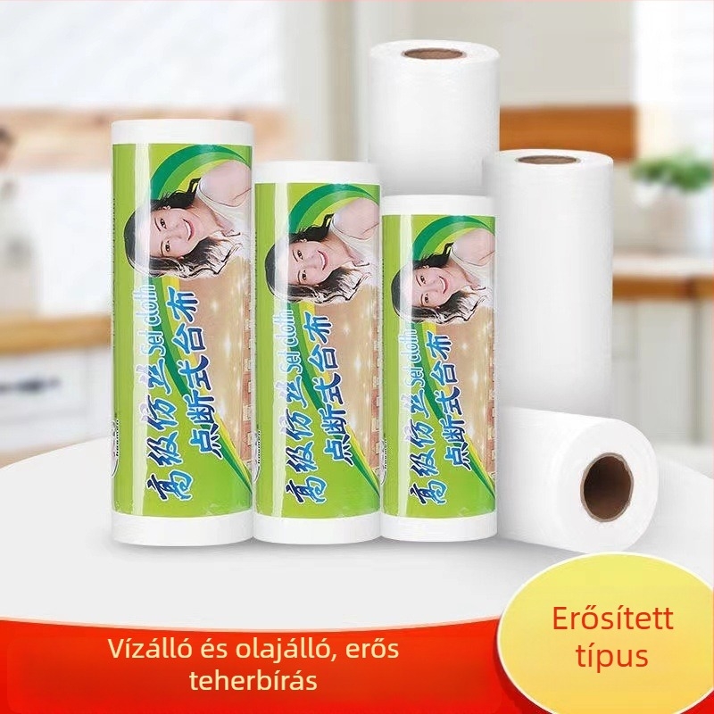 Kangwei egyszer használatos műanyag asztalterítő, négyzet alakú, megerősített, vízálló és olajálló, vastagság 4