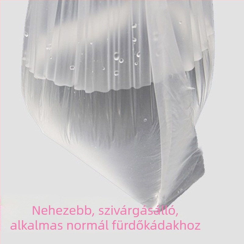 Egyszer használatos fürdőtaszka babafürdéshez, műanyag, fahordó stílus