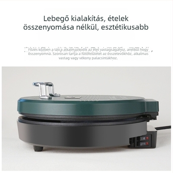 Aux LA-BC26 elektromos palacsinta serpenyő kettős felmelegítéssel, 220V