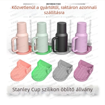 Szilikon pohártartó – modern, minimalist stílus, 100 g tömeg, 2024-ben debütált