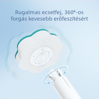 Egyszer használatos vécé-kefe otthoni fürdőszobához, sarokmentes tisztítás (Műanyag sörték)