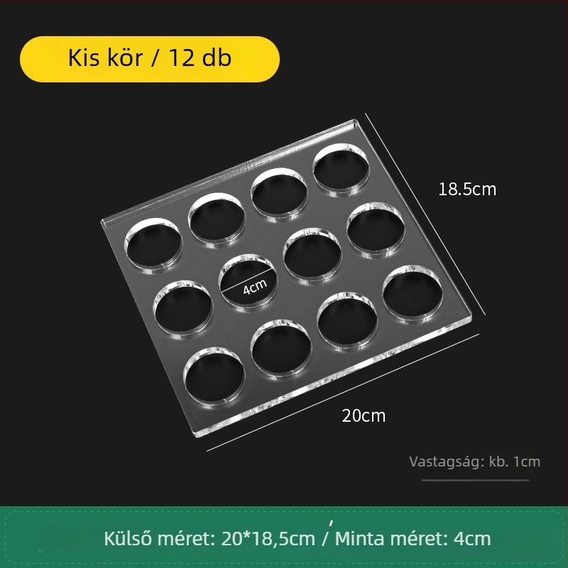 Akril süti forma – szabálytalan alakú, DIY sütéshez