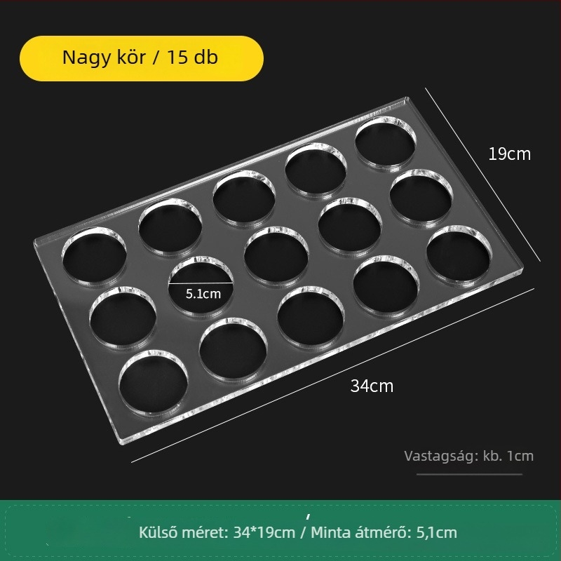 Akril süti forma – szabálytalan alakú, DIY sütéshez