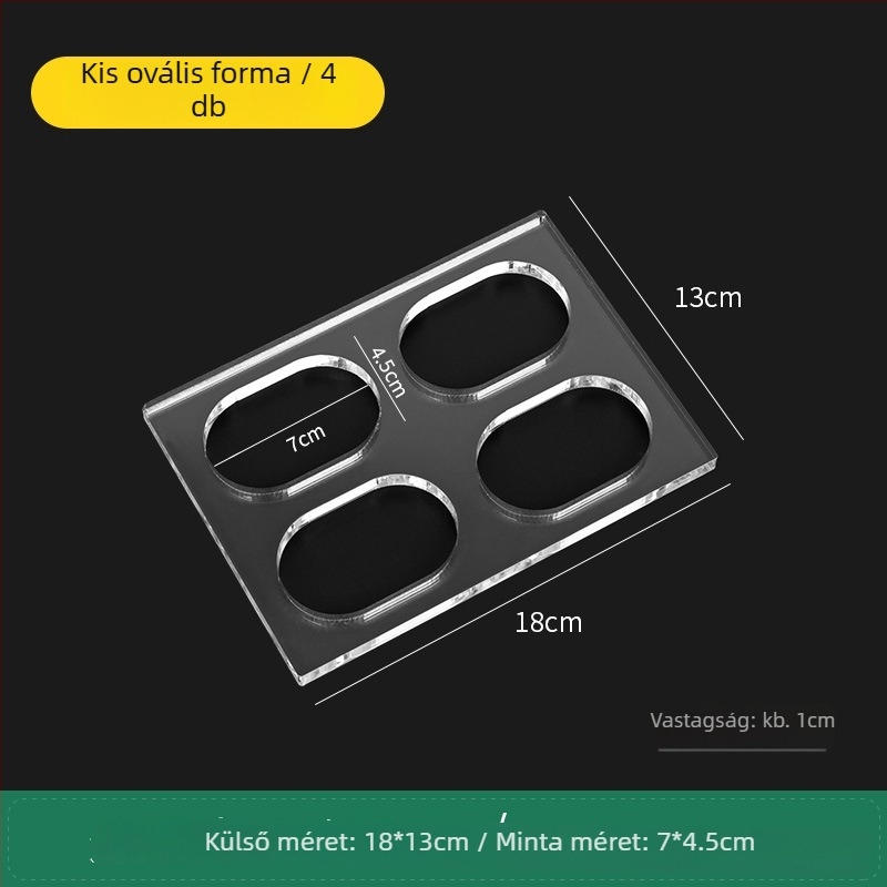 Akril süti forma – szabálytalan alakú, DIY sütéshez