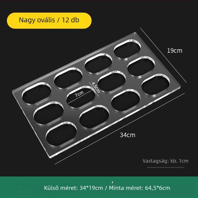 Akril süti forma – szabálytalan alakú, DIY sütéshez