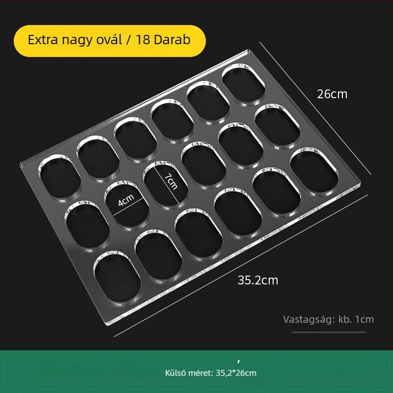 Akril süti forma – szabálytalan alakú, DIY sütéshez