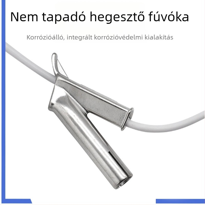 Rozsdamentes acélból készült forrólevegős hegesztőfúvóka-készlet — gyors háromszögű fúvóka, rögzített pontú fúvóka, Y-típusú körfúvóka; Tig150 kompatibilis