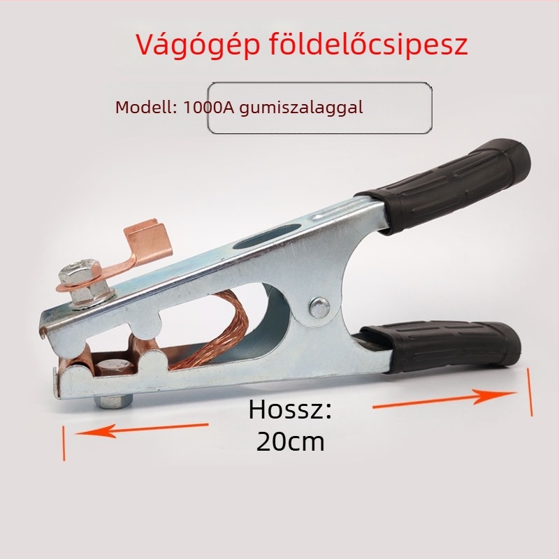 Földelő csipesz hegesztőgéphez, Haiyi, vasból, 500A/1000A/1500A, argon ívhegesztéshez