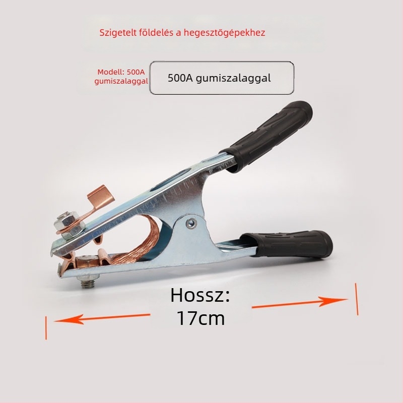 Földelő csipesz hegesztőgéphez, Haiyi, vasból, 500A/1000A/1500A, argon ívhegesztéshez