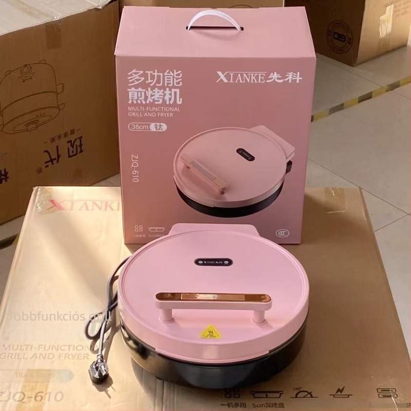 Xianke 9960 Elektromos palacsinta serpenyő kettős fűtéssel