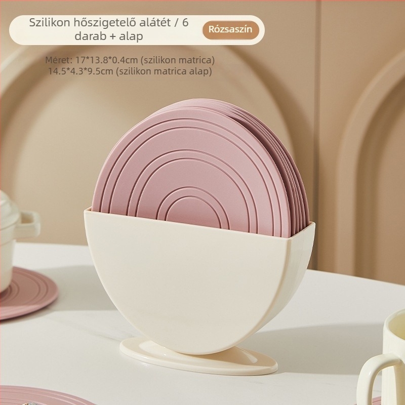 Szilikon étkezési alátét – univerzális minta, szabálytalan forma, skandináv stílus