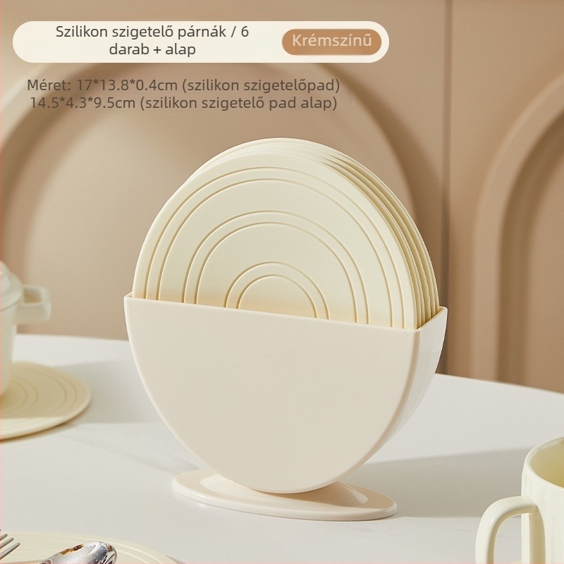 Szilikon étkezési alátét – univerzális minta, szabálytalan forma, skandináv stílus