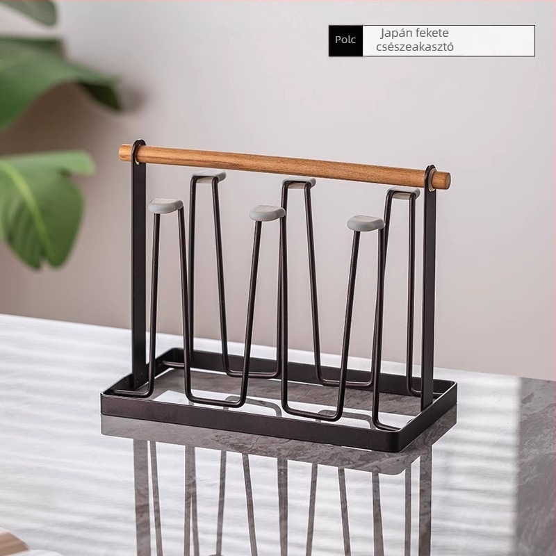 Otthoni pohártartó állvány, vasból készült, modern minimalista stílus, tárolás, Márka Sen gaopai