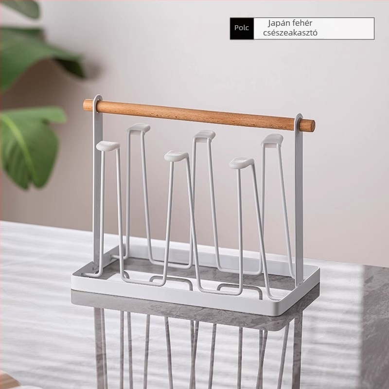 Otthoni pohártartó állvány, vasból készült, modern minimalista stílus, tárolás, Márka Sen gaopai