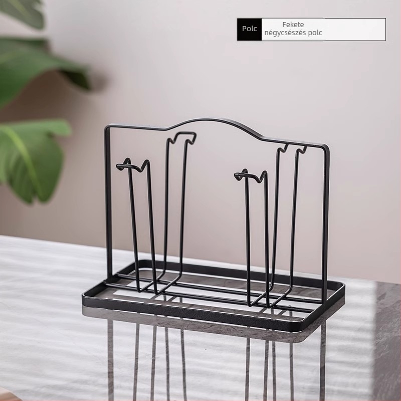 Otthoni pohártartó állvány, vasból készült, modern minimalista stílus, tárolás, Márka Sen gaopai