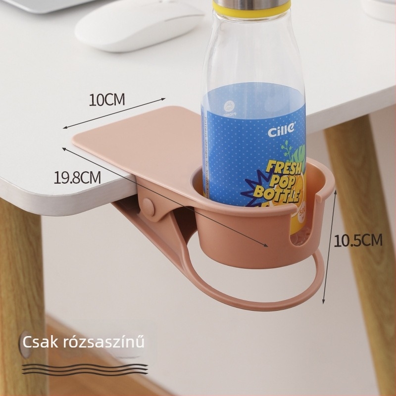 Íróasztal sarok pohártartó — Műanyag, 1,2 kg, Modern egyszerű stílus, Fix pohártartó