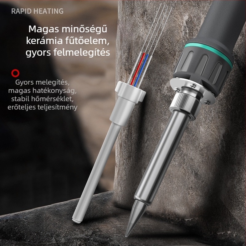 Négyvezetékes forrasztóvas fűtőmag – 150 W, kompatibilis Huanghua 907S, 905S, EP-D100, EP-D200W