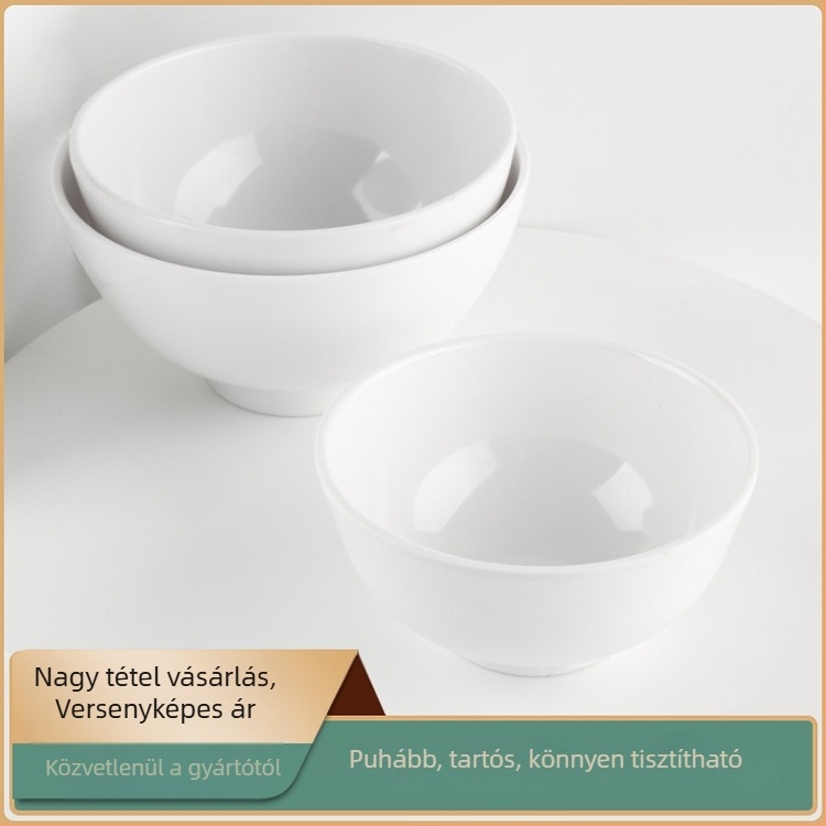 Melamin tál – kör alakú, porcelán imitáció, szállodai és éttermi önkiszolgáláshoz, felület: underglaze szín, Yongsheng