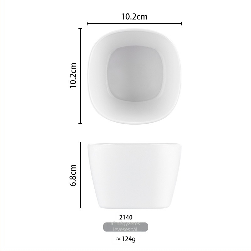 Melamin tál – kör alakú, porcelán imitáció, szállodai és éttermi önkiszolgáláshoz, felület: underglaze szín, Yongsheng