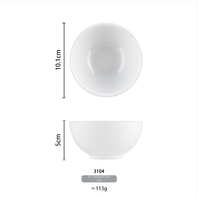 Melamin tál – kör alakú, porcelán imitáció, szállodai és éttermi önkiszolgáláshoz, felület: underglaze szín, Yongsheng