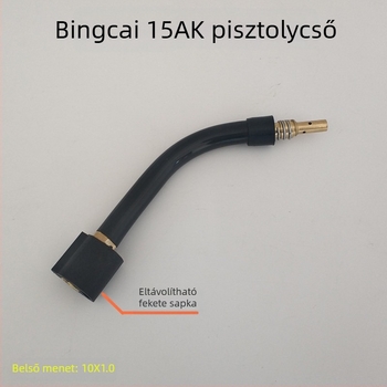 Mige welding gooseneck gun, másodlagos gooseneck cső; származás Hebei, Kína; engedélyezett magánmárkák; nem importált