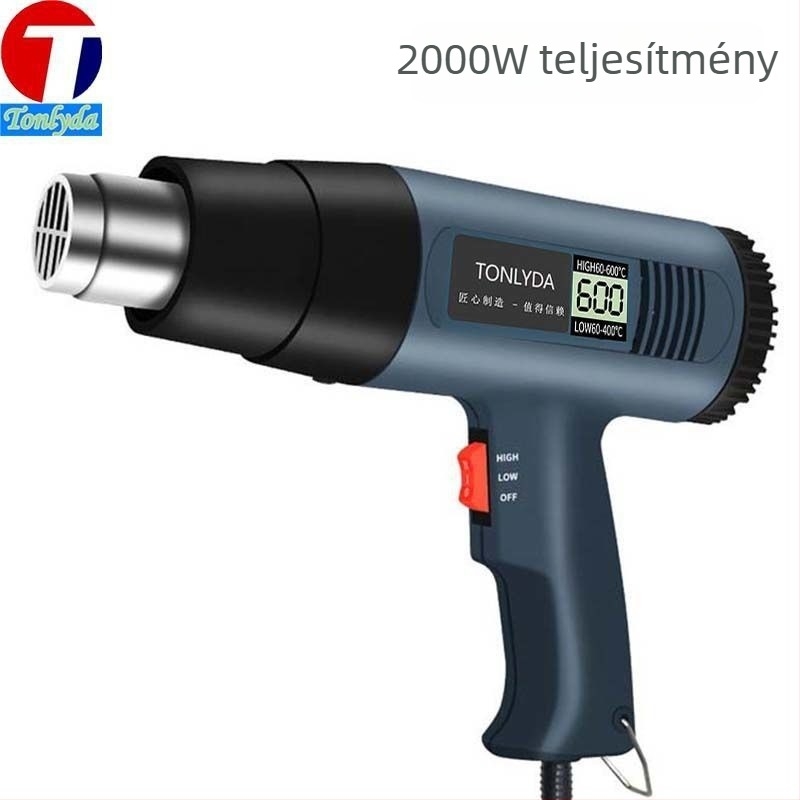 Forró levegős pisztoly, ipari osztály, nagy teljesítmény, kompakt eszköz varratok tömítésére és tisztítására, 110 V