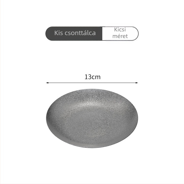 304 rozsdamentes acél étkészlet — retro hópehely ipari stílus; tálak és tányérok (rizstál, levesestál, mártásos tál); modern egyszerűség; logó testreszabás; mikrohullámú sütő nem alkalmas