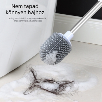 WC-kefe készlet talppal, szilikon fej, alapos tisztítás minden sarokban
