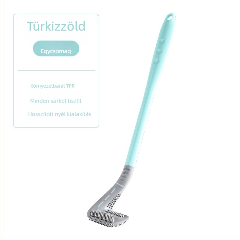 WC-kefe készlet talppal, szilikon fej, alapos tisztítás minden sarokban