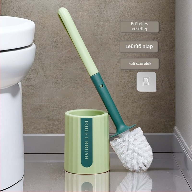 Durable toalettkefe készlet kerek fejjel és hosszú nyéllel, talppal; Márka Wood ding ding; Anyag: Műanyag; Eredet: Chongqing; Súly: 225 g