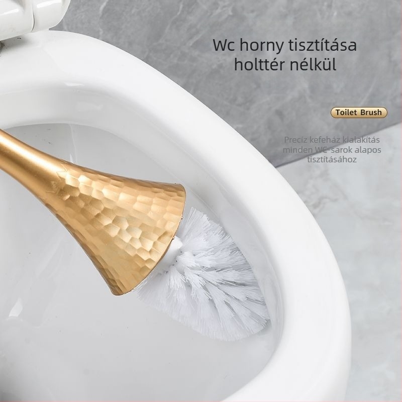 WC-tisztító hosszú nyéllel, szabadon álló, prémium fürdőszobai tisztító eszköz