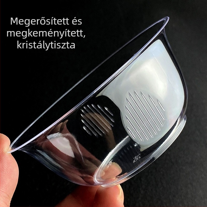 Egyszer használatos tál Li shen, vastagított műanyag, körülbelül 300 ml, 20 darabos csomag
