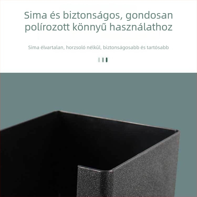 Csészetartó és tároló polc – Többfunkciós pohár rendező, szívószál és papírtörlő szervező (PP, QH, 2022-es bevezetés)