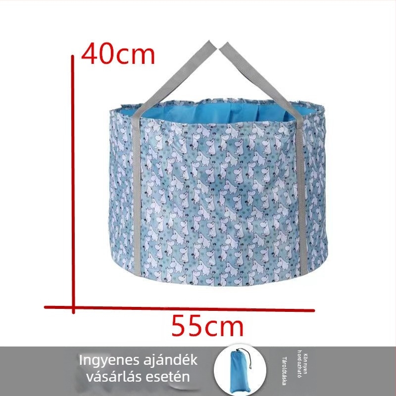 Összecsukható, hordozható gyerekfürdő kád utazáshoz