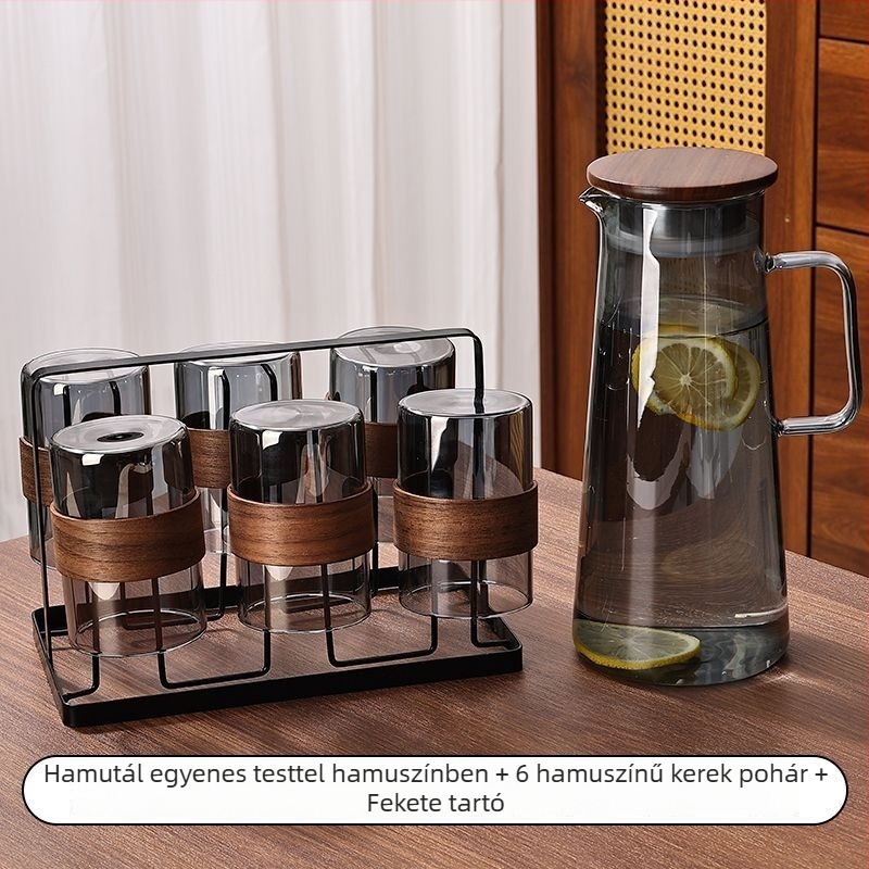 Üvegből készült teás készlet, kínai stílus, boroszilikát üveg, hőálló, ideális üzleti ajándék