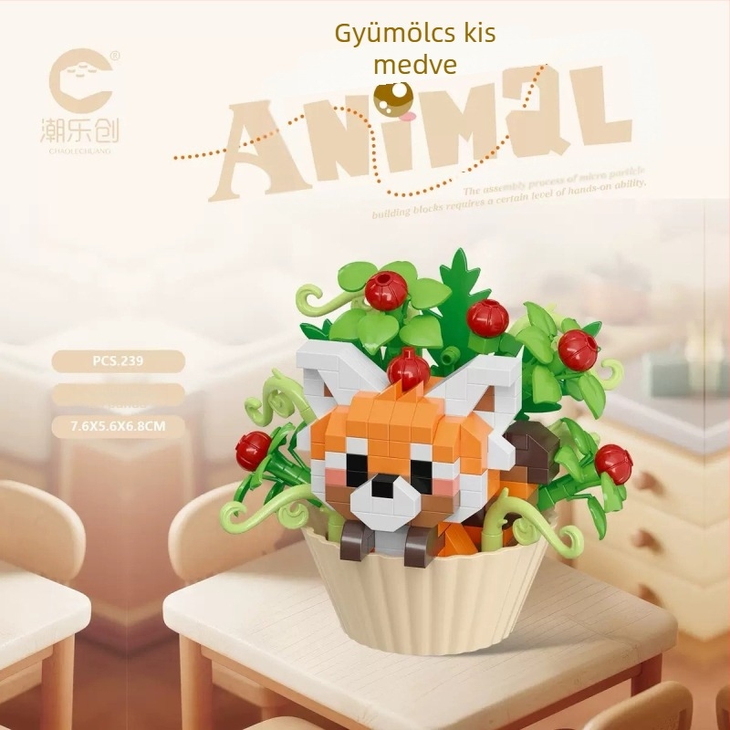 Mikro műanyag építőelemek készlet – összeállítás és puzzle, kompatibilis, 200–400 db, 7–14 éveseknek, uniszex