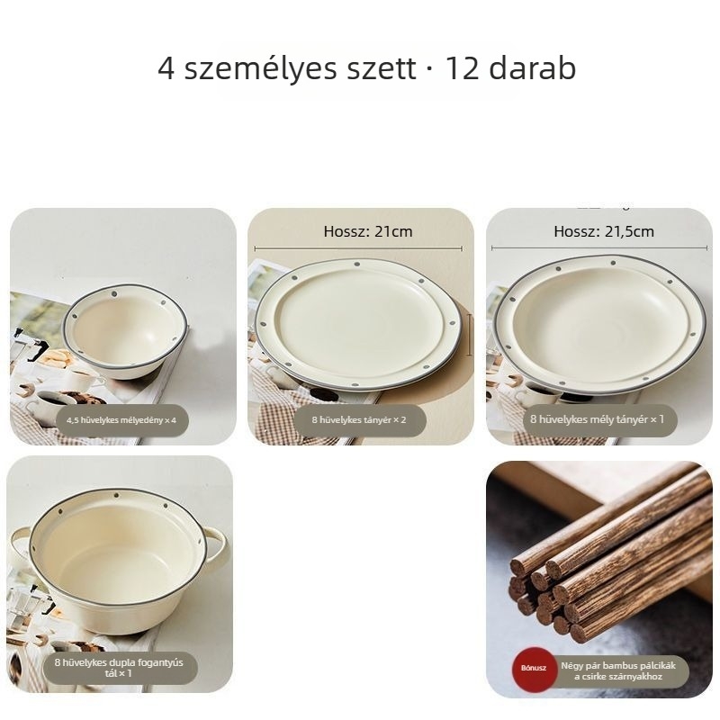 Reggeli tányér, ovális formájú, kerámia, egyszínű, modern egyszerű stílus, permetezett felület