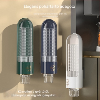 Five Golden Threads pohártartó, műanyag, falra szerelhető, fúrás nélkül, könnyű luxus retro stílus